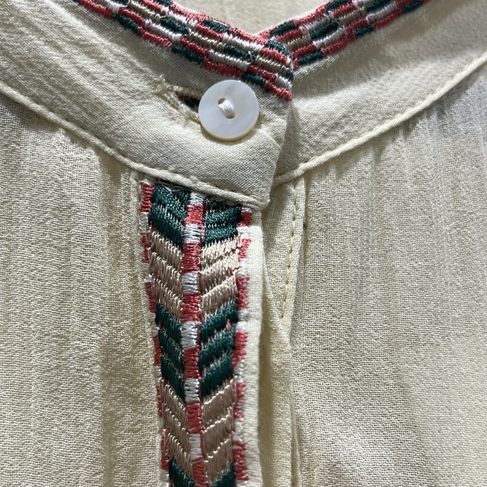 NWT Marie Louise De Monterey Braid Blouse in Antique Sz 8 - Picture 8 of 12